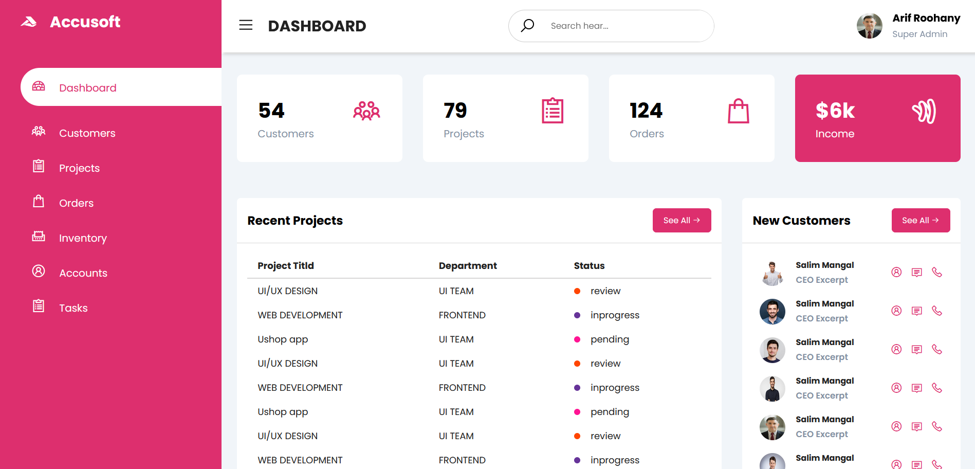 Dashboard Project